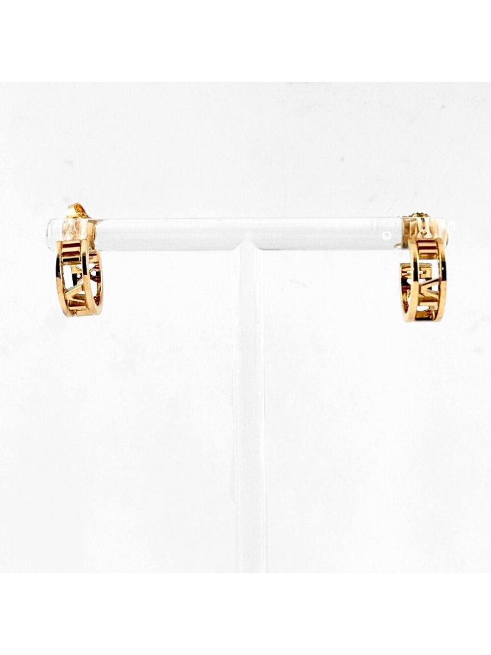 Tiffany & Co Atlas Open Pink Gold Earrings